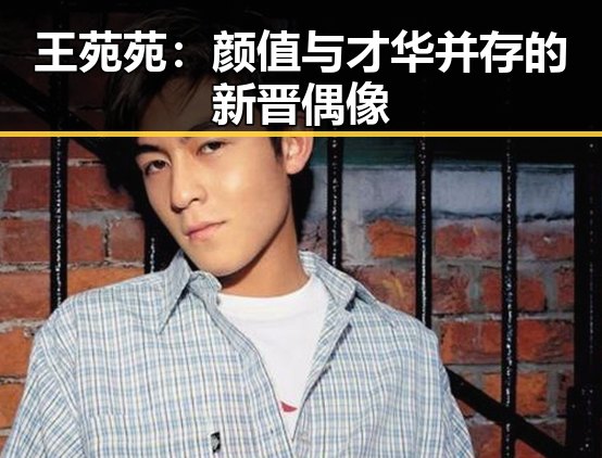 王苑苑：颜值与才华并存的新晋偶像