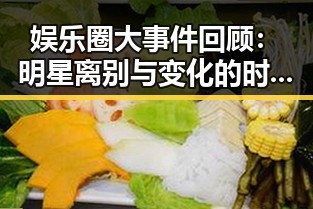 娱乐圈大事件回顾：明星离别与变化的时间线